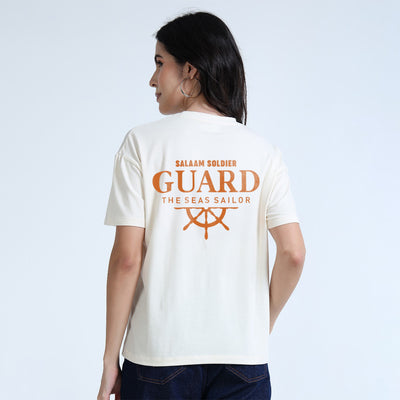 Guard The Sea Sailor - Women’s Oversized T-Shirt