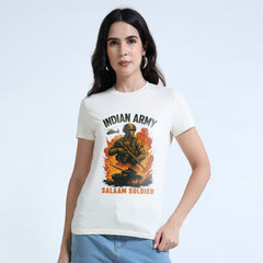 Indian Army - 1 Women’s Round Neck T-Shirt