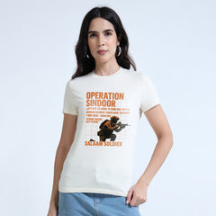 Operation Sindoor - Women’s Round Neck T-Shirt